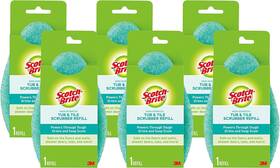 560-6 Scotch-brite Household Scrubber Refill 553 And #549 - Quantity 6
