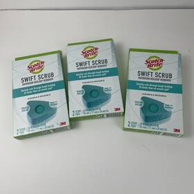 Scotch-brite 638060921531 Lot Of 3 Swift Scrub Bathroom Buildup Remover Pads