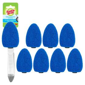 Scotch-brite 638060928745 Non-scratch Dishwand Kit Includes 1 Wand And 7 Refill Pads Keep Hands Out Of