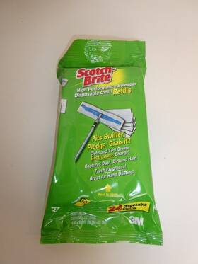 9091dm Scotch-brite Vtg 3m 24 Disposable Cloths Sweeper Refills Fits Swiffer Grab-it