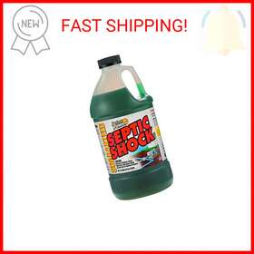 Scotch Corp. 696543934393 Instant Power Septic Shock Tank Treatment Drain Cleaner Liquid Clog Re