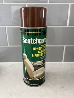 Scotchgard 051131035768 3 M Auto Upholstery Cleaner And Protector Vintage 14 Oz Htf