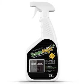 Screen Magic 634392546299 32 Oz Window Cleaner Spray Trigger Bottle Fast No-rinse Formula