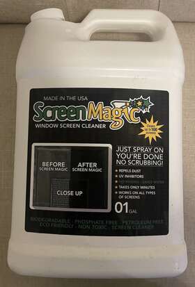 Sm1gr Screen Magic Window Cleaner 1 Gal Refill