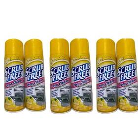 Scrub Free 617737261170 6 Pack 13oz Professional Oven Cleaner Foam Lemon Heavy Duty 12oz Cans