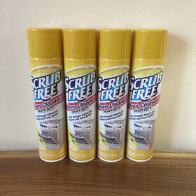 Scrub Free 850015737619 4x Oven Cleaner Heavy Duty And Fume Cuts Through Baked On 9.7oz