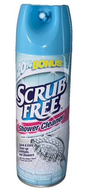 Sc521333 Scrub Free Shower Cleaner W Foaming Action Cleansmildew/soap Scum 12oz Morn Sun