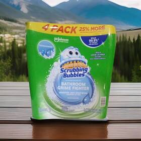 Scrubbing Bubbles 025700005827 Foaming Bathroom Cleaner Rainshower 25 Oz. 4 Pk