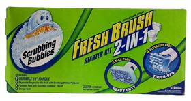 Scrubbing Bubbles 025700701071 Fresh Brush 2-in-1 Starter Kit