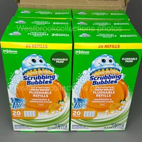 3391gs2b Scrubbing Bubbles Fresh Brush Flushable Refills 120 Count Citrus