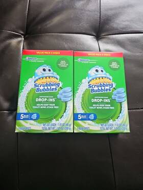 Ax-ay-abhi-97375 Scrubbing Bubbles New Toilet Drop Ins Tablets Continuous Clean 2 Pks 5 10 Ct