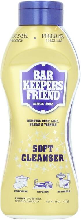 11624 Servaas Labs Inc Bar Keepers Friend Liquid Soft Cleaner - 26 Oz Ounce Pack Of 1