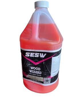 Sesw 850052776190 Wood Wizard Cleaner And Restorer 1 Gallon Professional Grade Solution
