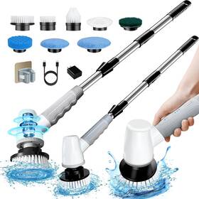 Setrel 717213022469 Electric Spin Scrubber Bathroom - Cordless Shower With Adju