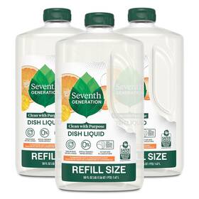 10732913451507 Seventh Generation Plant Based Dish Soap Refill 50 Fl Oz Pack Of 3