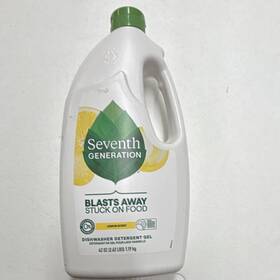 22917 Seventh Generation Dishwasher Detergent Gel Lemon Scent 42 Oz Phosphate Free