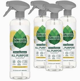 Seventh Generation 732913451630 All Purpose Plant-based Cleaner - 7 Bottles Lemon Chamomile