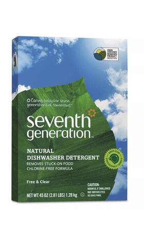 Sev-22150 Seventh Generation Natural Automatic Dishwasher Powder Free And Clear 45oz Box