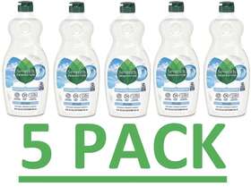 Sev-44986 Seventh Generation 5 Pack - Dish Soap Liquid Free And Clear 19 Fl Oz Exp 01/2026