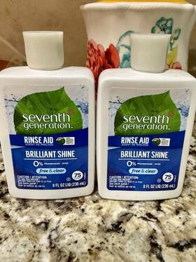 Sev45175 Seventh Generation Dishwasher 8 Fl Oz Rinse Aid