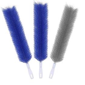 Bi-sfelcapa-001 Sfielcapa 3 Pcs Fan Cleaning Brush Bendable Cobweb Duster - Microfiber Head Washable