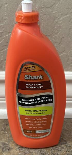Blabhf28gr Shark Wood And Hard Floor Polish 28 Oz. High Gloss 90% Full Discontinued