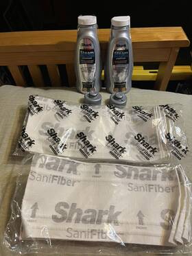 Blabxrdy19gp-01 Shark Steam Spray Mop Cleanser With 10 Pads And Waterfall Fresh 20 Oz X2 Read