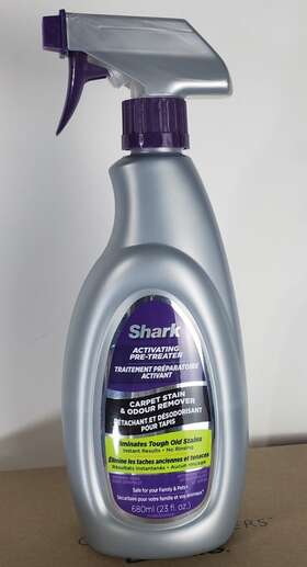 Blklb023rm Shark Activating Pretreater Carpet Stain Odor Remover Spray Bottle 35% Full