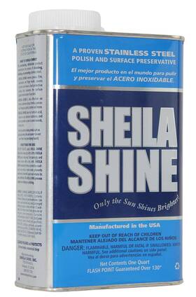 Sheila Shine 036703018820 1 Quart Stainless Steel Polish And Cleaner Can Protects A