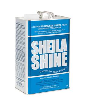 Sheila Shine 036703018837 1 Gallon Can Stainless Steel Cleaner And Polish Removes Grease Fingerprints W