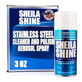 8639942 Sheila Shine 3oz Stainless Steel Cleaner And Polish - Cleans Polishes Protects Kitchen App
