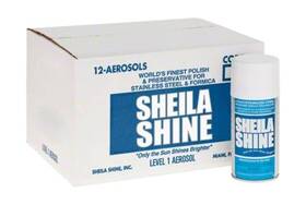 She1ct Sheila Shine Pack Of 12 X 10 Oz Stainless Steel Polish And Cleaner