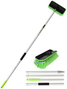 Ni240802 Shen Zhen Shi Kai Er Wo Ke Mao You Xian Gong Si 59 Inch V-shaped Car Wash Brush With Long Handle Snow Sweeping Brushing Adopts