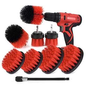 Shieldpro Drill Brush Attachment Set Power Cleaning Scrub All Purpose
