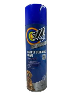Shout Factory 742797767697 Pets Pro Carpet Foam Spray For Carpeting And Upholstery 22 Oz
