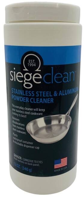 P-11p Siege Stainless Steel And Aluminum Powder Cleaner 12 Oz Made In Usa