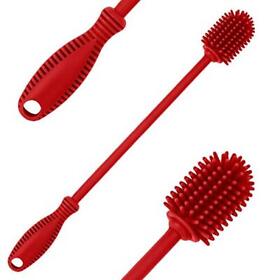 Silicone Bottle Cleaning Brush With Long Handle Bpa Free 12.5inch Water Cle