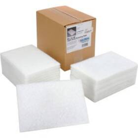 670325 Sim Supply Blocked Brand Industrial Light Duty Scouring Pads White 6 Inch X 9 - Case Of 20