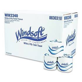 Win2240b Sim Supply Blocked Brand Septic Safe Bath Tissue 3.75 In L X 4.5 W Sheets 500 Per Roll