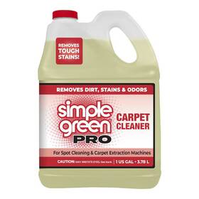 Simple Green 0510100406128 Carpet Cleaner 1 Gal Jug Unscented