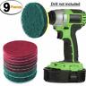 Sk-18-191 Siquk Brushes Pieces Scrub Pads Inches Drill Power 651354825643