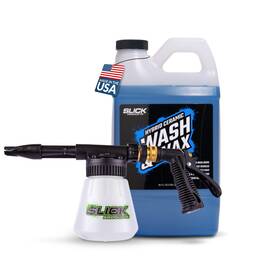Sp1134 Slick Products Wash And Wax 64 Oz. Garden Hose Foam Gun Bundle Super Concentrated Car Wa Sp1134 Slick Products Wash And Wax 64 Oz. Garden Hose Foam Gun Bundle Super Concentrated Car Wa