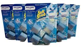Soft Scrub 023400062942 5 Duo-cubes Sapphire Waters In-tank Automatic Toilet Cleaner 4 Count