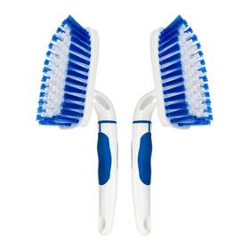 Songtaste 974482117270 2-pack Scrub Brush For Cleaning With Long Handle Medium Firm Bathroom Clea