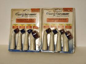 Sonic Scrubber 184119000097 Lot Of 2 Kitchen Household Oscillating Brush Accessories New