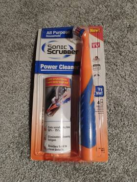 Sonic Scrubber 184119000288 New Bathroom Power Cleaner Tool Old Stock Asotv