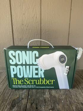 Vp-eb01 Sonicpower Electric Spin Scrubber Handheld And Ergonomic Ipx7 Waterproofing 4 Multi-pur
