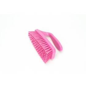 Sparta 085404010084 Scrub Brush With Iron Shaped Handle And Stiff Bristles Heavy Duty Scrubber B