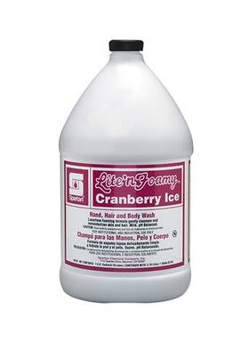 Spartan 753727043675 Lite Ftn Foamy Cranberry Ice Hand Soap 1 Gallon 4 Per Case