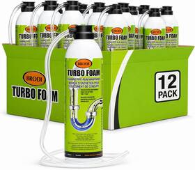Specialty Products Ltd 726084597518 Turbofoam Drain Foam Cleaner Expanding Enzyme Formula Deep-cleans Pipes Disso